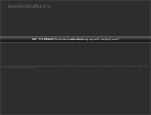 Tablet Screenshot of breadandbutter.org